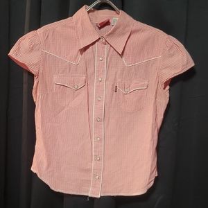 Levi's gingham top